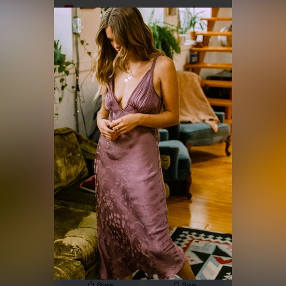 Spell Dresses & Skirts - Spell and the Gypsy  Rosalie Jacquard Slip Dress NWT. Mauve Large